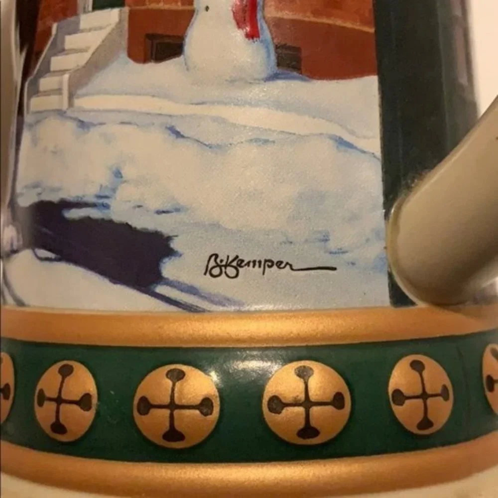 Vintage  Anheuser-Busch Budweiser Holiday‎ Stein